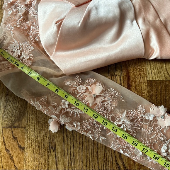 LT Lanting Bride  Dress With Flower Appliqué - Picture 13 of 15